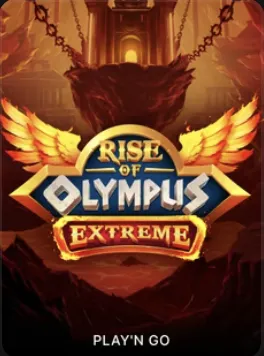 Capa da slot Rise Of Olympus Extreme, deuses gregos