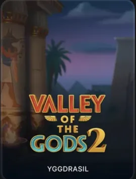 Capa da slot Valley Of The Gods 2, tema egípcio